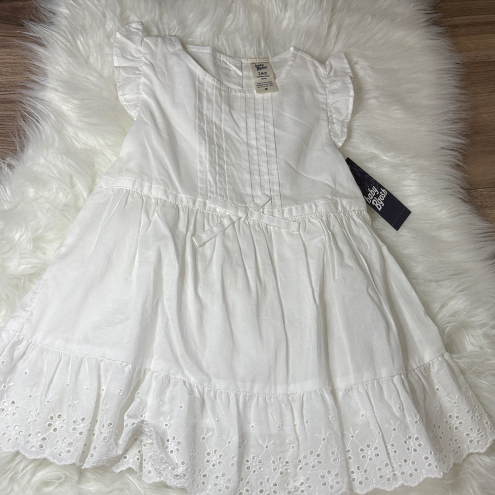 OshKosh B'gosh White Eyelet Casual Dress